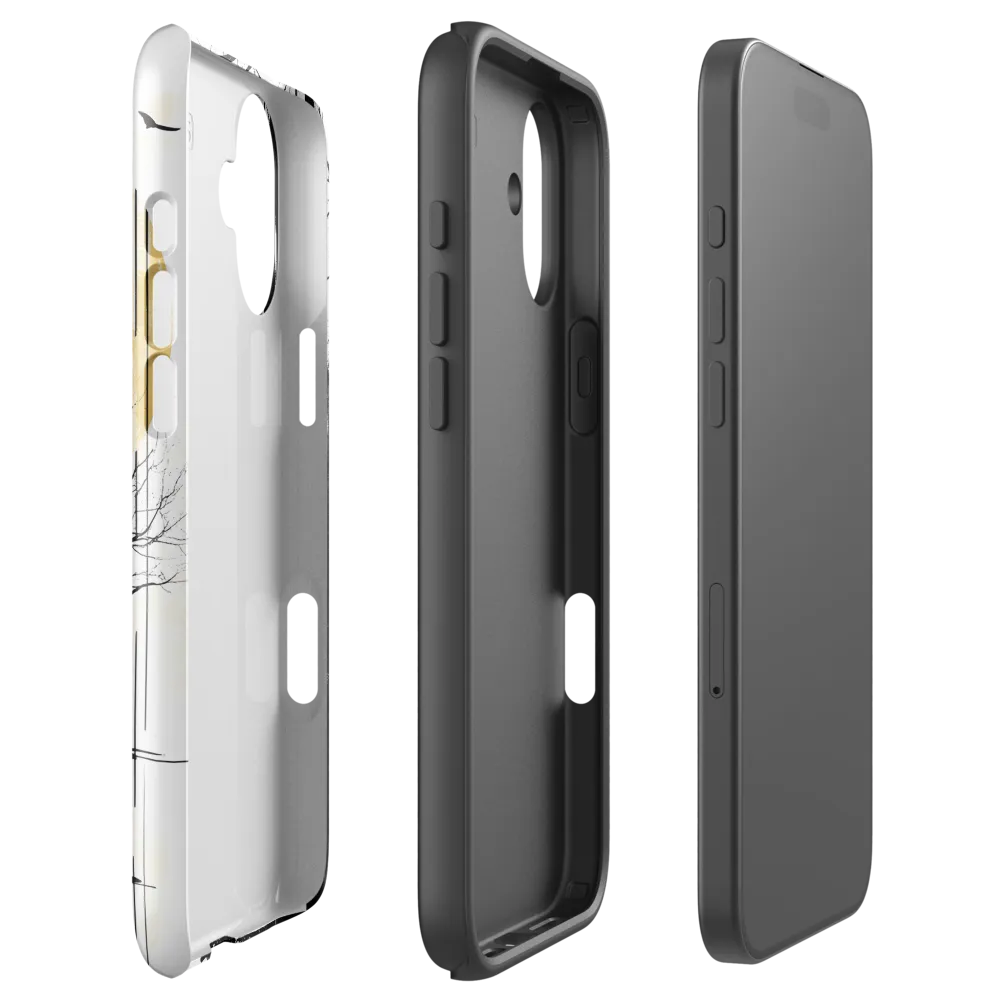 Solitude Under the Yellow Sun | Phone Case |  16 Plus | Tough Case | Glossy