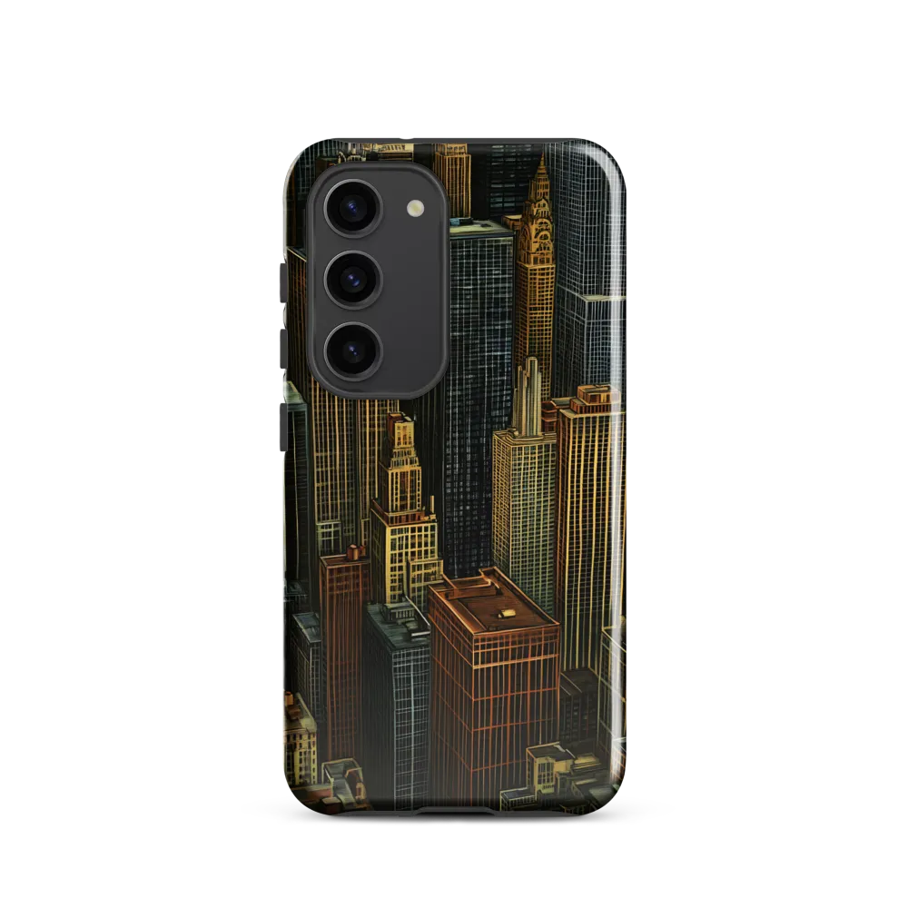 Urban Elegance: A Golden Cityscape