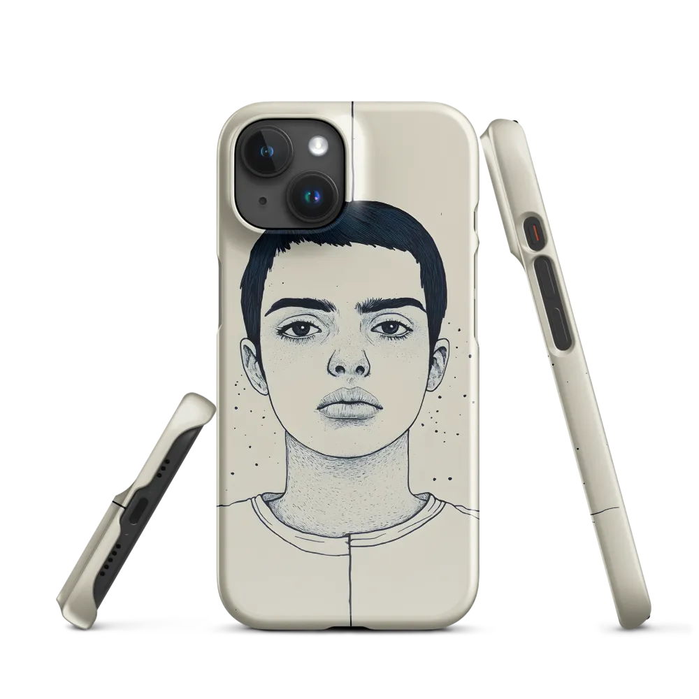 Embodying Serenity: A Contemporary Portrait | Phone Case |  15 | Snap Case | Glossy