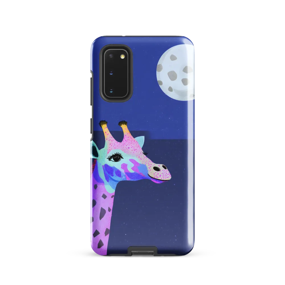 Whimsical Giraffe Under the Stars