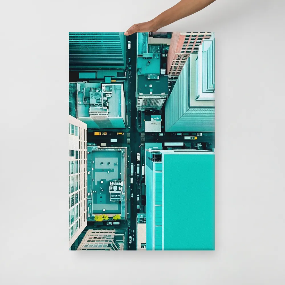 Urban Geometry: Aerial Perspective | Canvas | 24″×36″