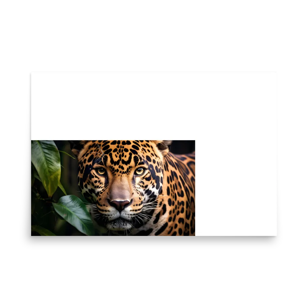 The Intensity of Nature: A Jaguar’s Gaze | Poster | 24″×36″