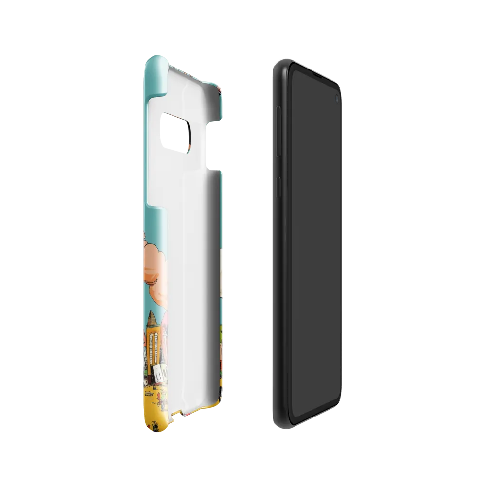Urban Fantasia: A Whimsical Encounter | Phone Case |  S10e | Snap Case | Glossy