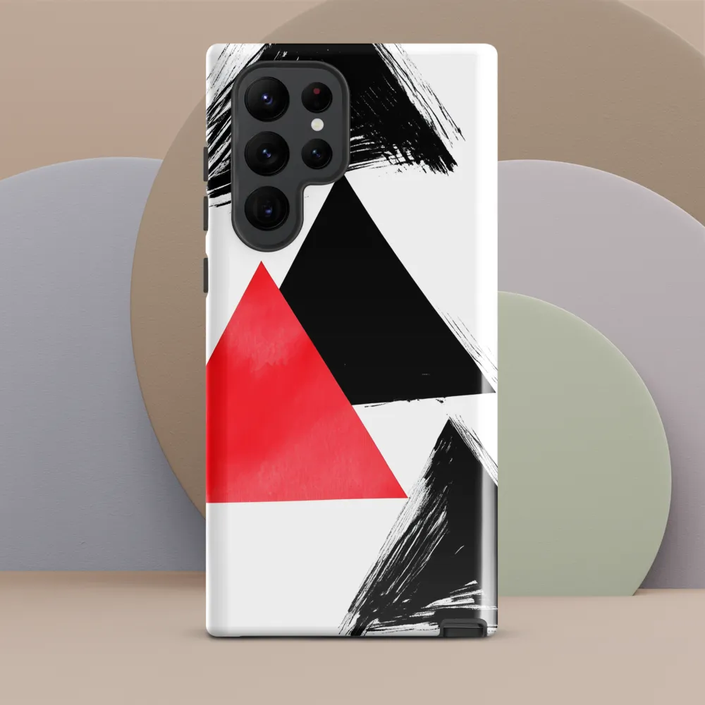 Triadic Study: Red and Black