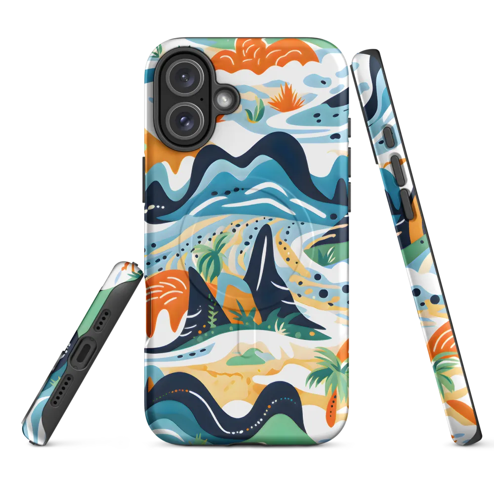 Abstract Tropical Landscape
