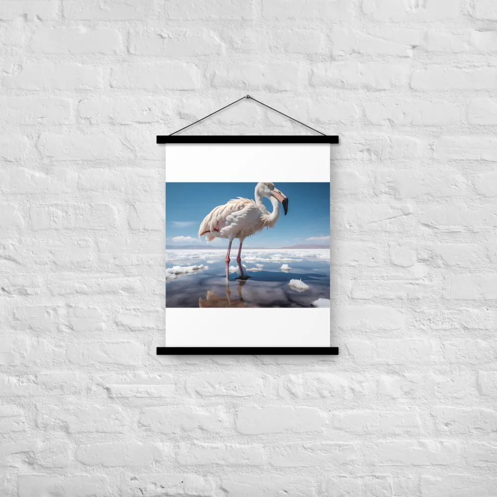 Graceful Solitude of a Flamingo