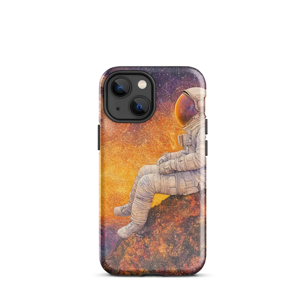 Cosmic Contemplation | Phone Case |  13 mini | Tough Case | Glossy