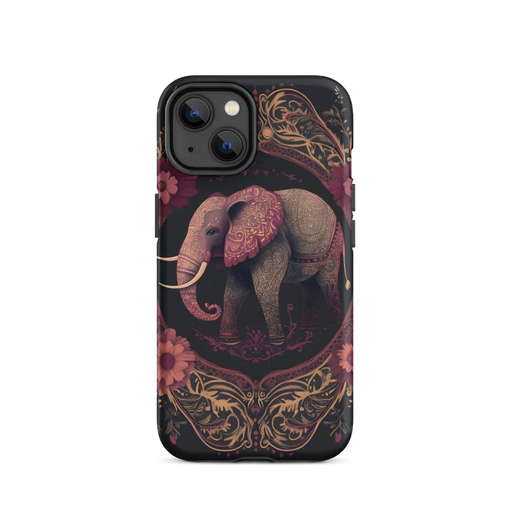Regal Reverie: The Ornate Elephant | Phone Case |  14 | Tough Case | Matte