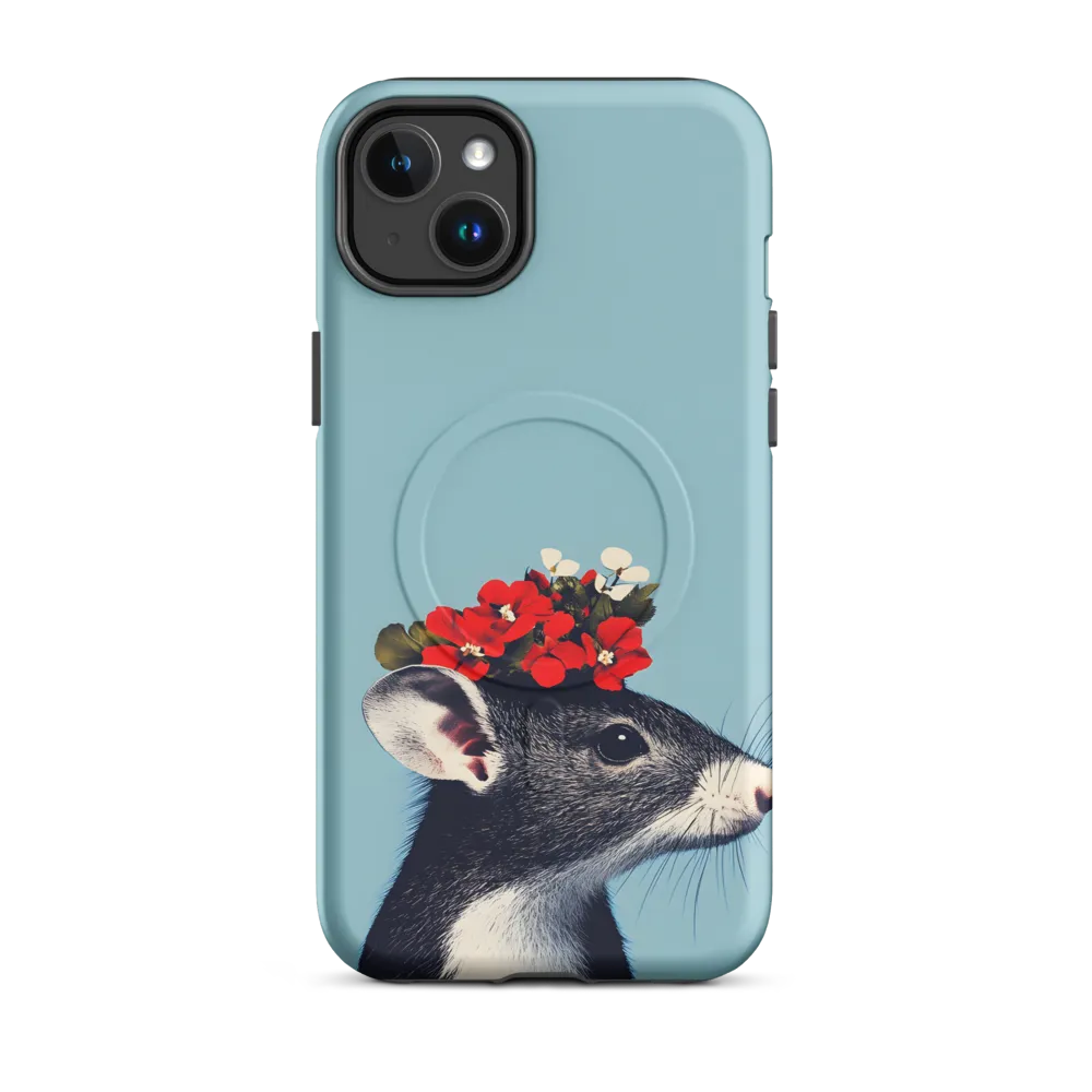 Whimsical Flora: A Mouse's Floral Crown
