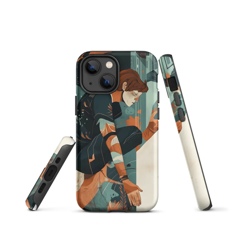Harmony in Contemplation | Phone Case |  13 mini | Tough Case | Matte