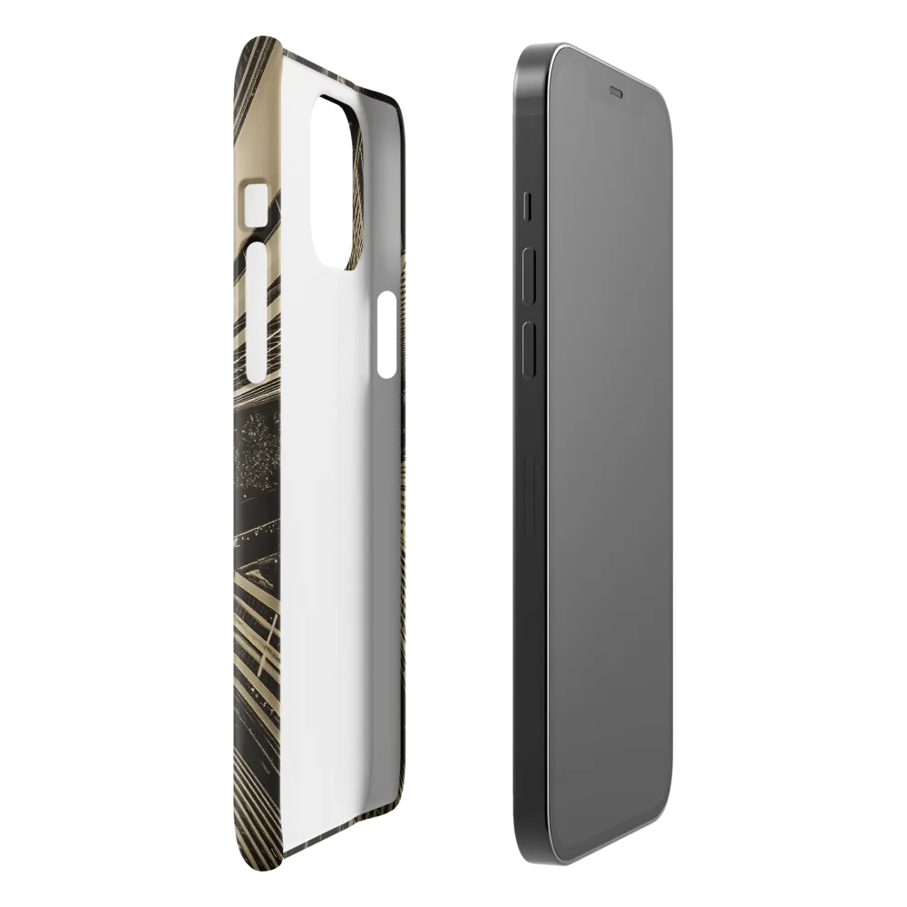 Urban Symphony: Aerial Perspective of City Life | Phone Case |  12 Pro Max | Snap Case | Glossy