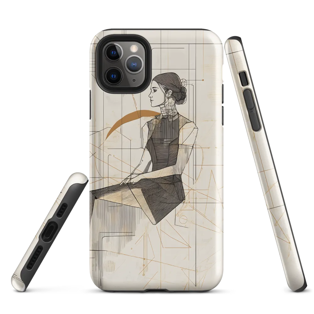 Geometric Elegance | Phone Case |  11 Pro Max | Tough Case | Glossy