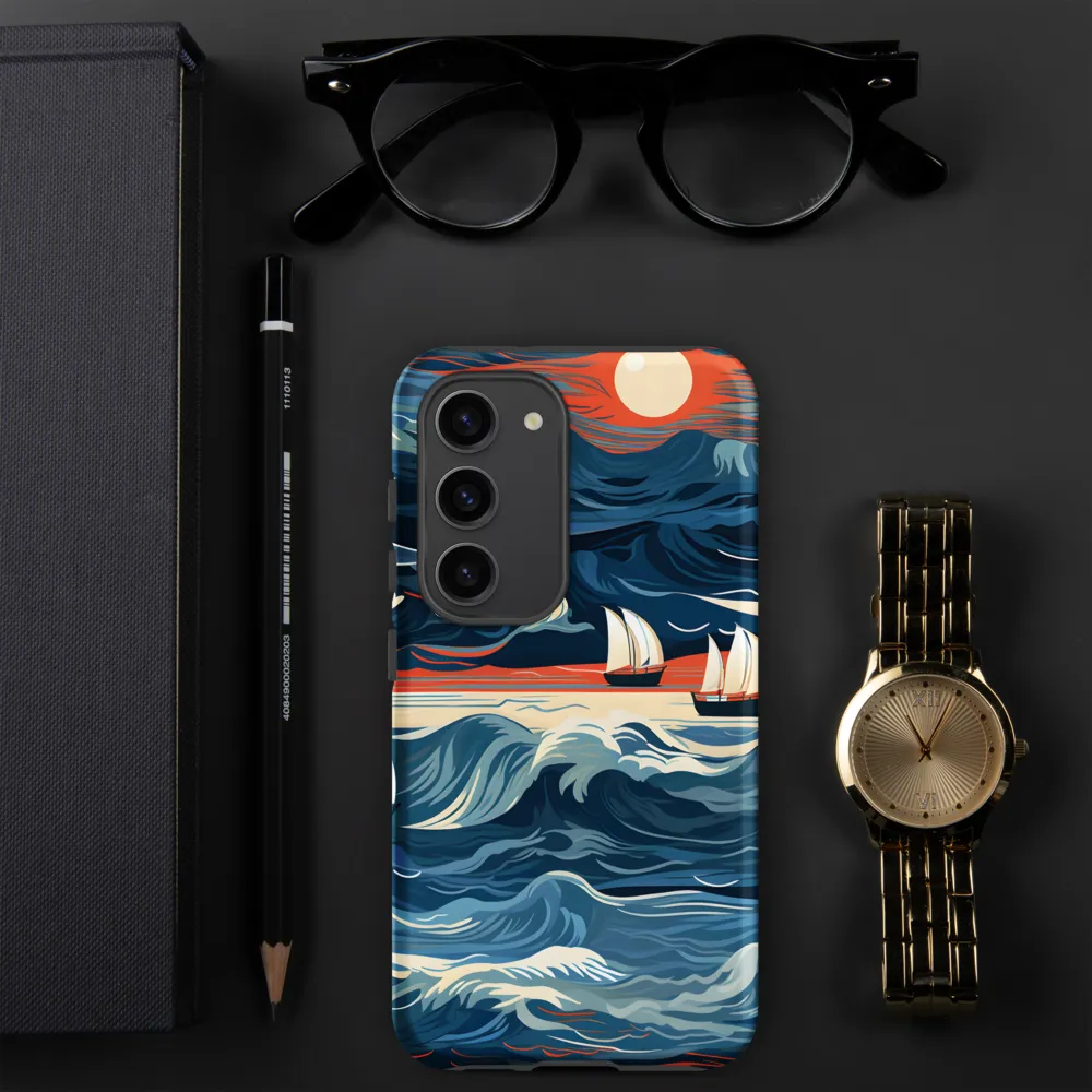 Ocean Whispers: A Voyage at Dusk