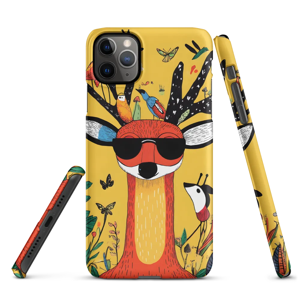 Playful Deer with Sunglasses