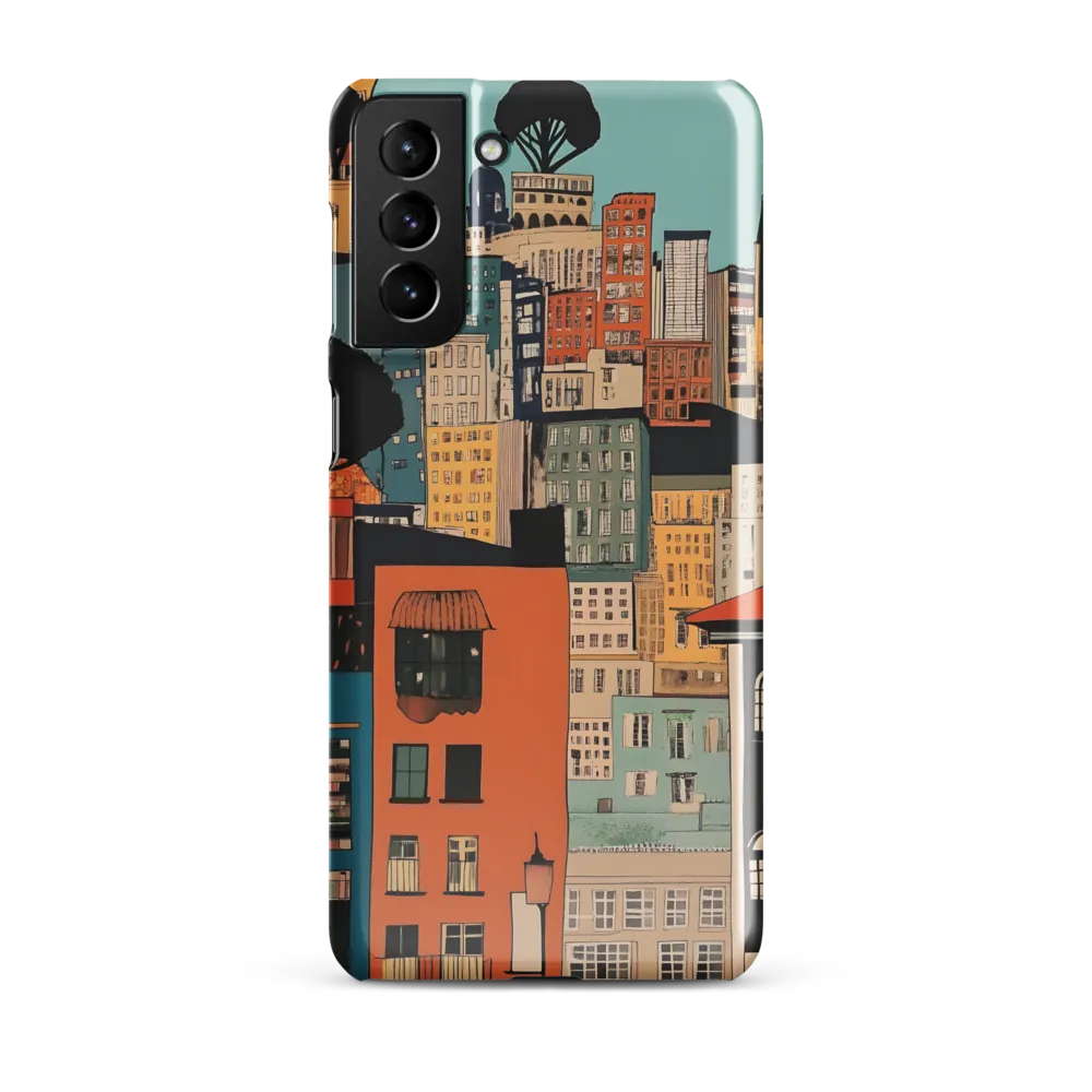 Urban Fusion: A Colorful Cityscape
