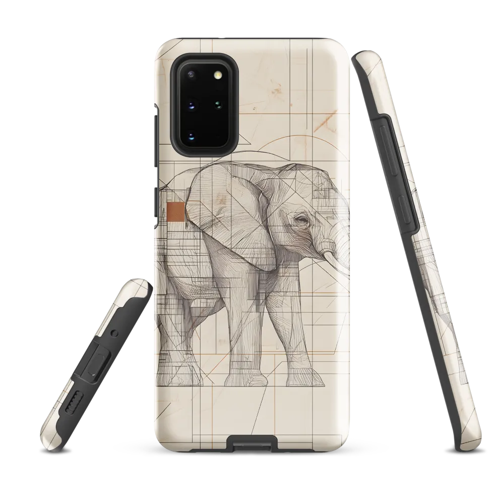 Geometric Elegance: The Steel Elephant