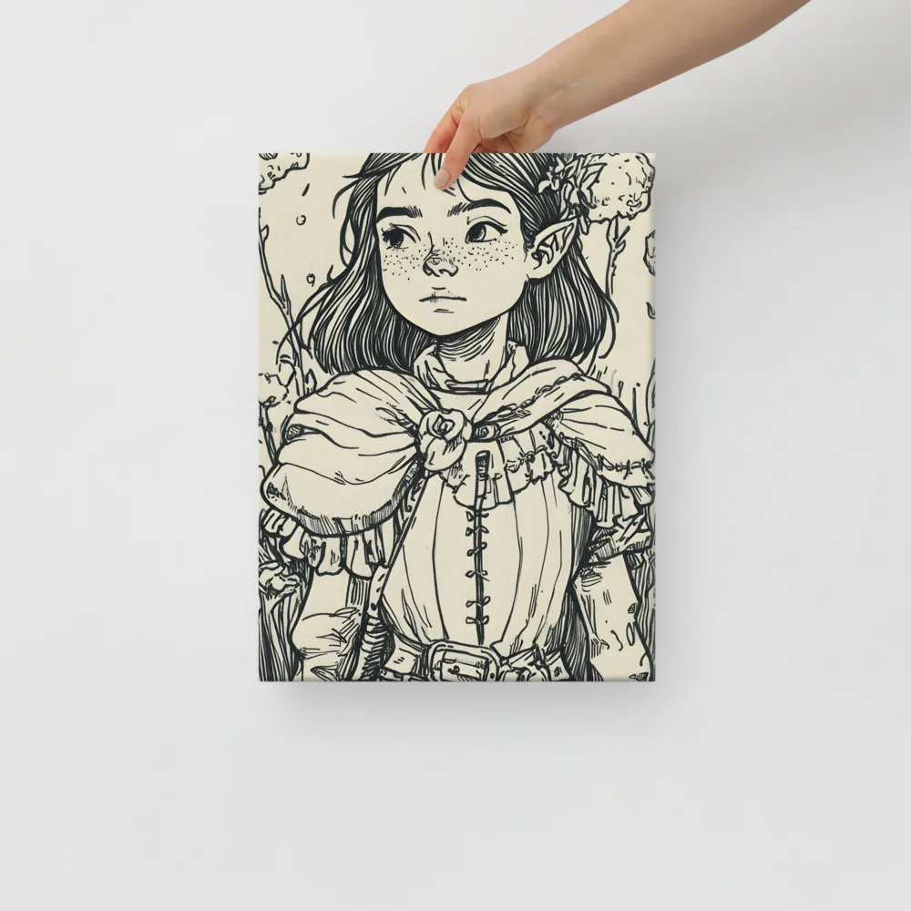 A Young Guardian of Nature | Canvas | 12″×16″