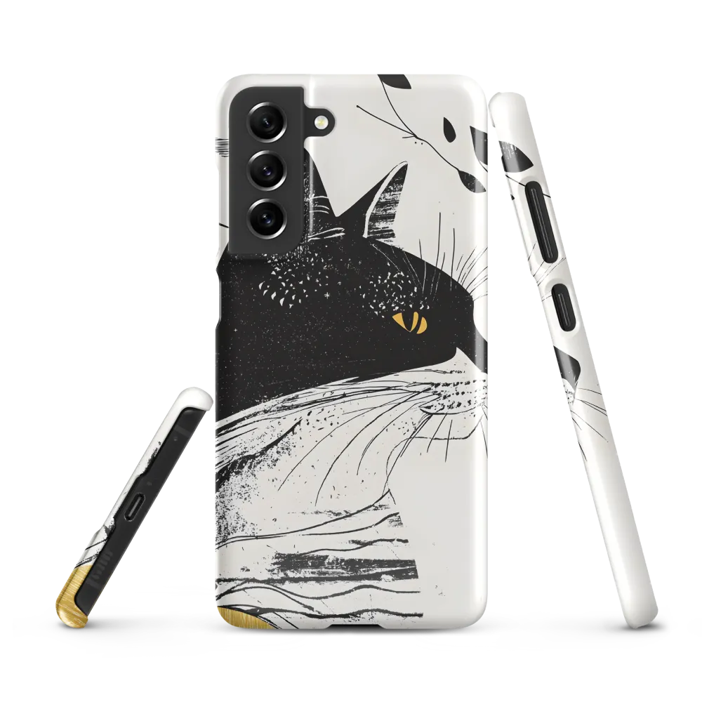 Whiskered Elegance: A Minimalist Cat Profile