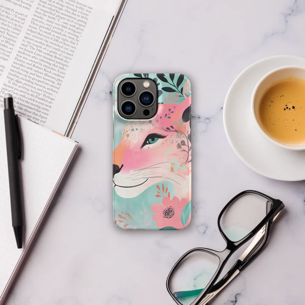 Whimsical Majesty: A Floral Lion
