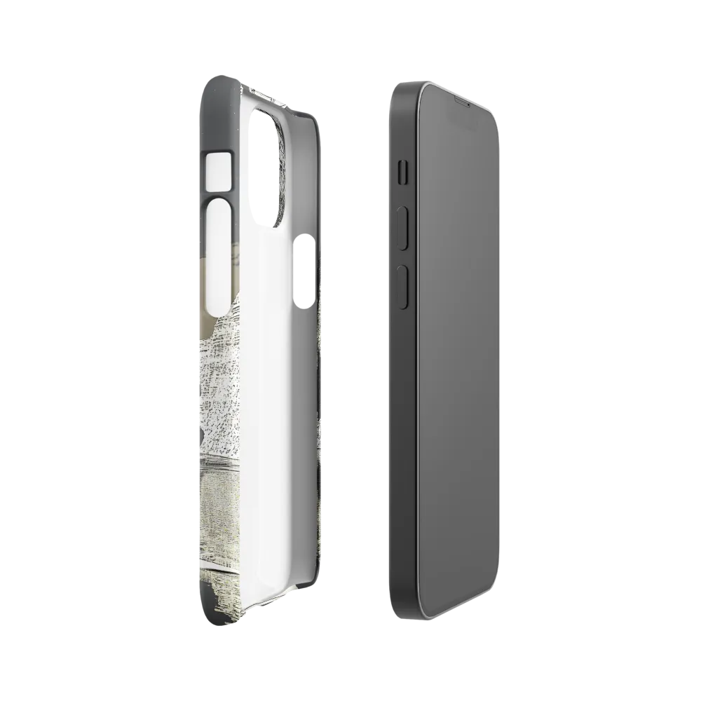 Reflections of a Futuristic Dreamscape | Phone Case |  13 Mini | Snap Case | Glossy