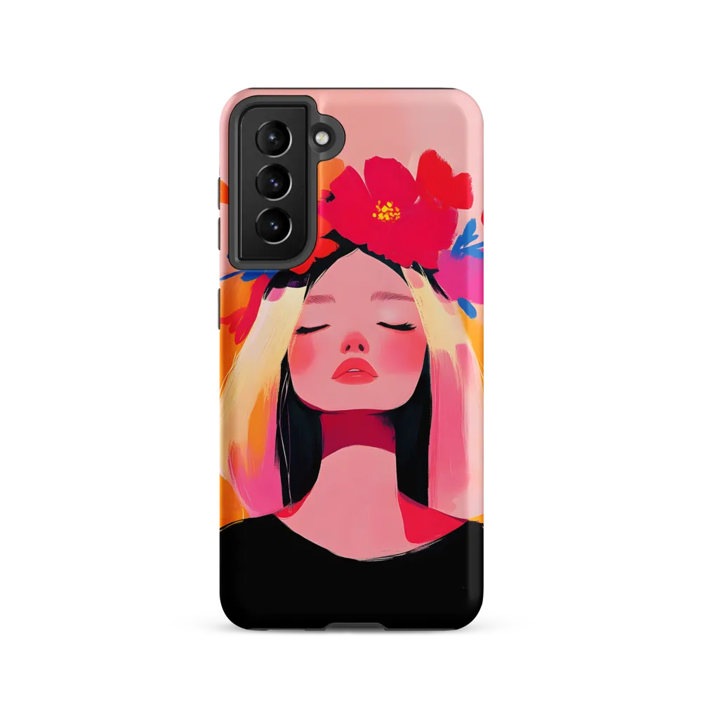 Floral Serenity | Phone Case |  S21 | Tough Case | Matte