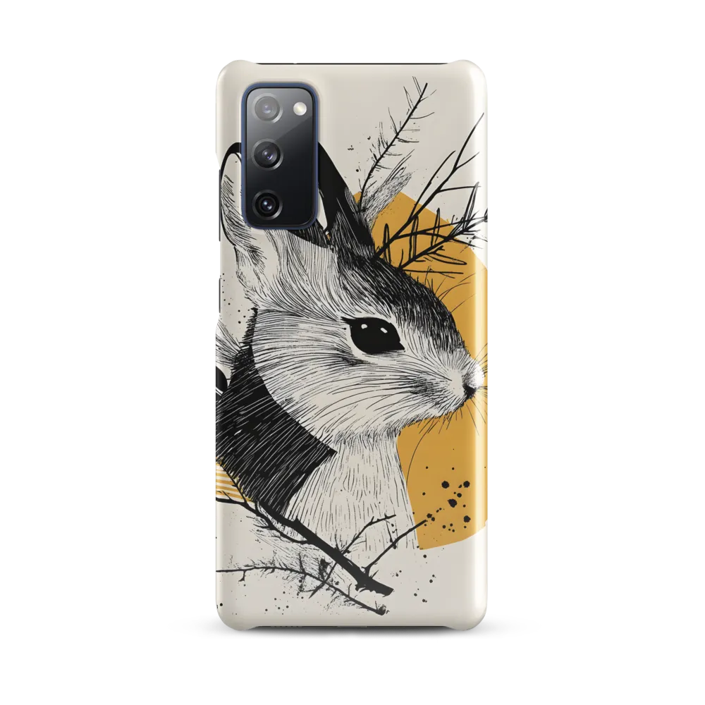 Ethereal Rabbit: A Study in Line Art