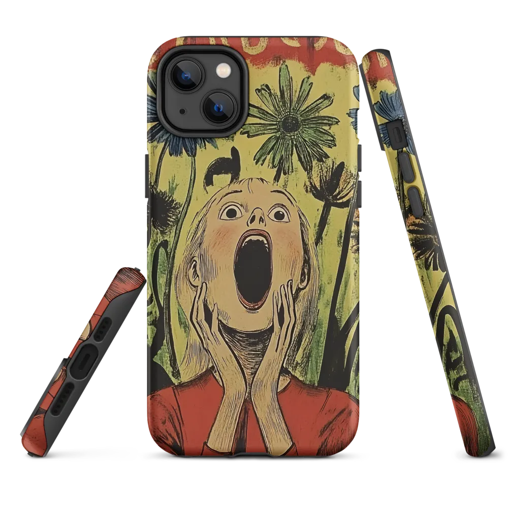 The Echo of Panic | Phone Case |  14 Plus | Tough Case | Matte