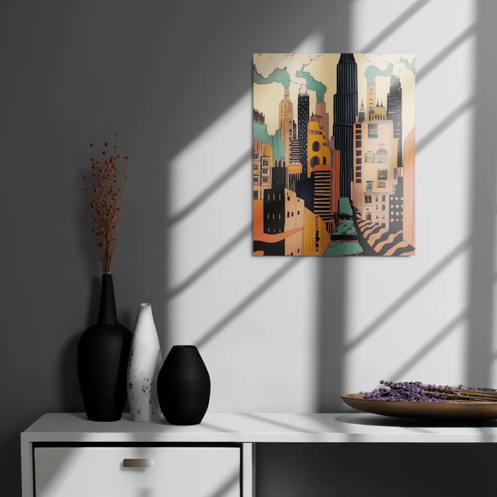Urban Symphony in Ink