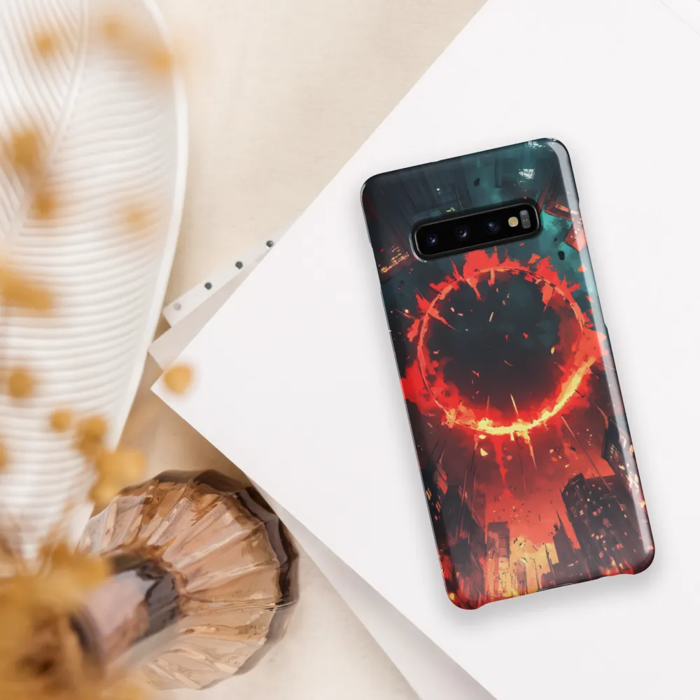 Eclipse of Destruction | Phone Case |  S10 Plus | Snap Case | Glossy