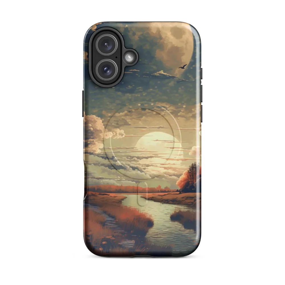 Whispers of Dusk: A Tranquil River Landscape