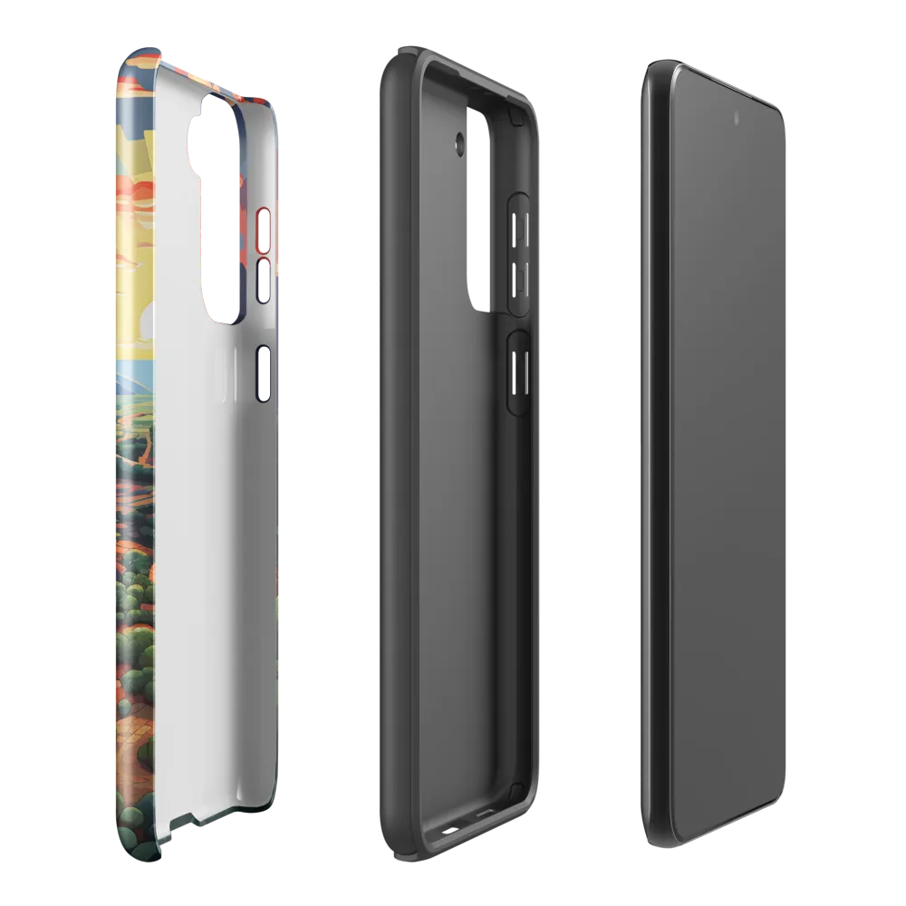 Desert Serenity at Dusk | Phone Case |  S21 Plus | Tough Case | Glossy