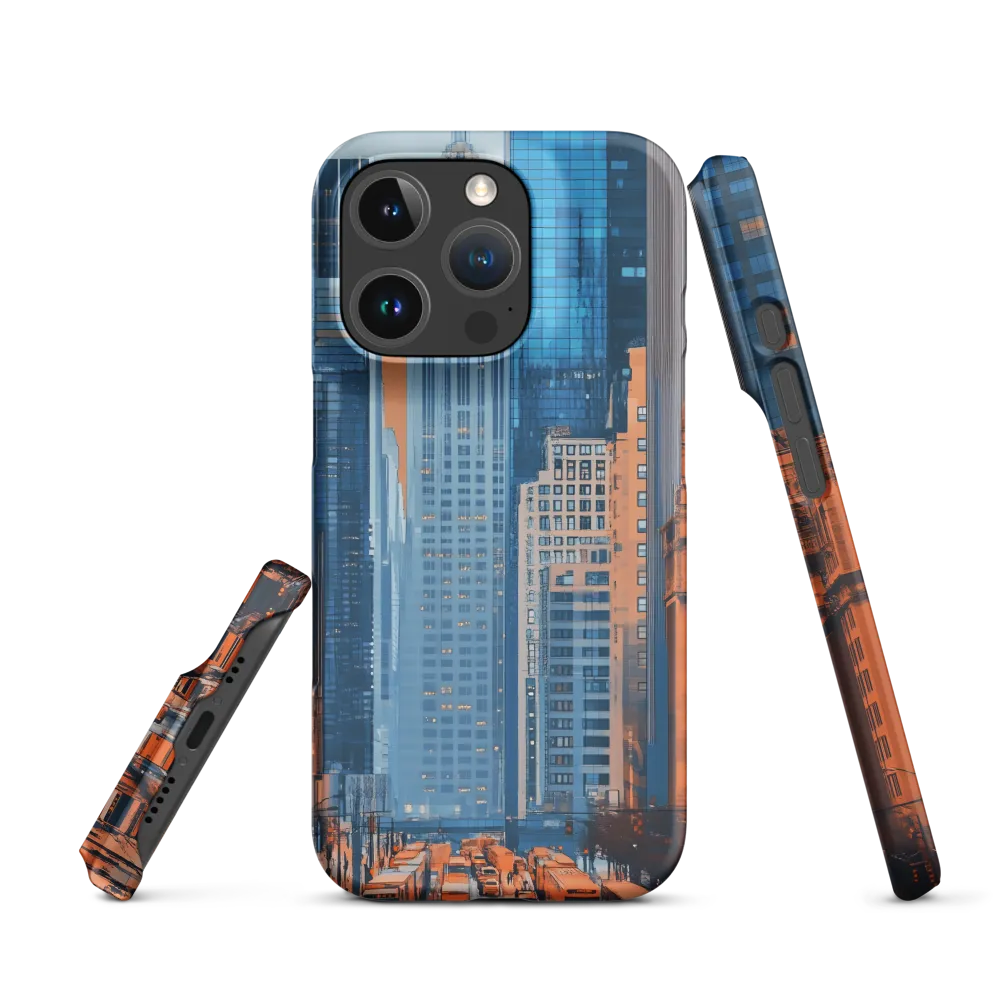 Urban Symphony in Blue and Orange