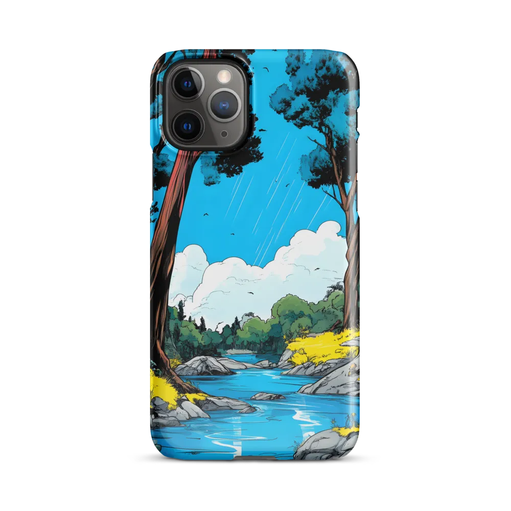 Tranquil River in a Comic Landscape