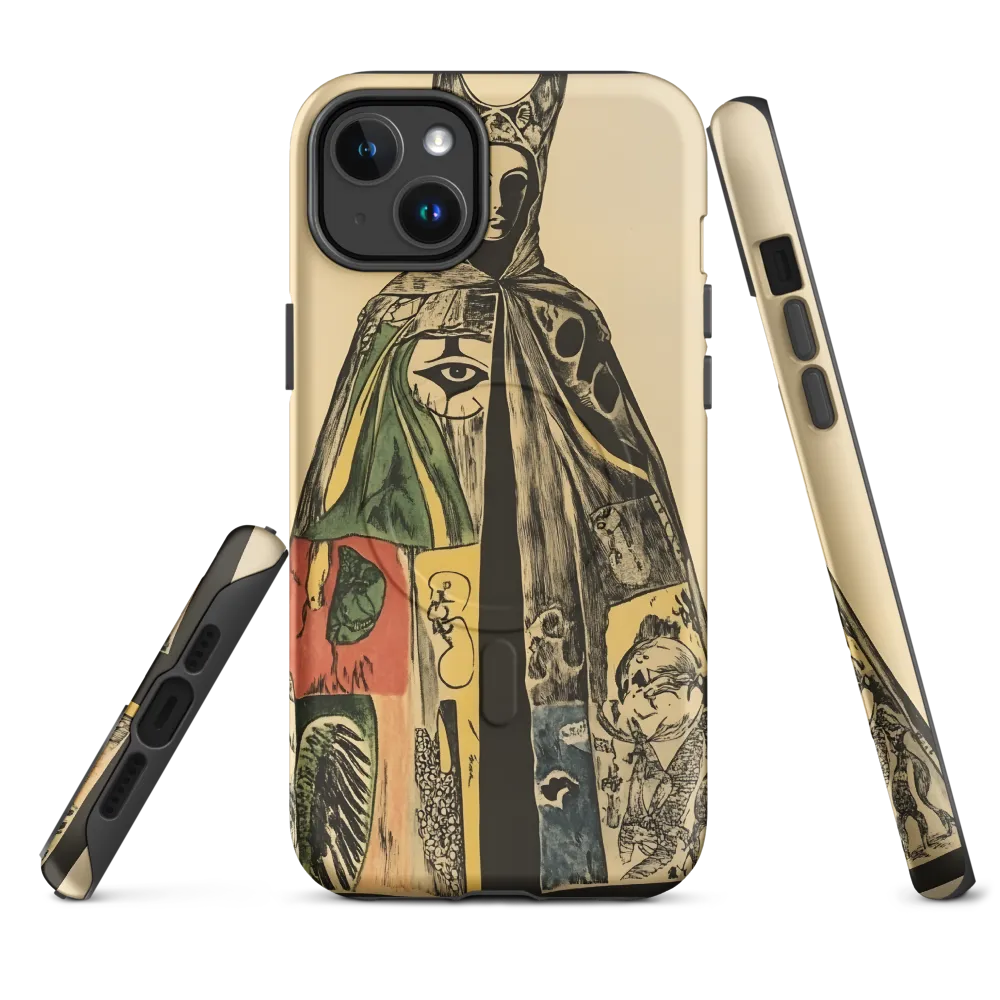 Mystical Cloak of Symbols | Phone Case |  14 Plus | MagSafe® Tough Case | Matte