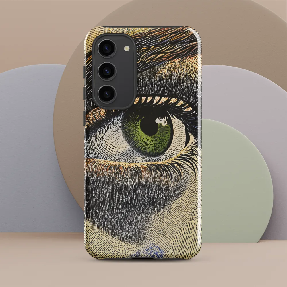 Intrigue in Green | Phone Case |  S23 Plus | Tough Case | Glossy