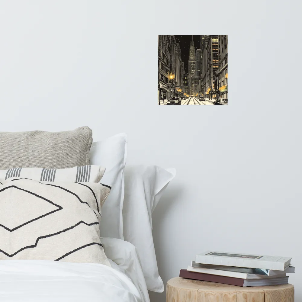 Whispers of the Night City | Poster | 12″×12″