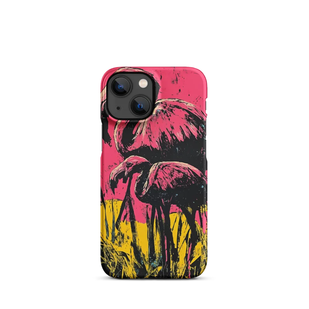 Flamingo Duet: A Pop Art Expression