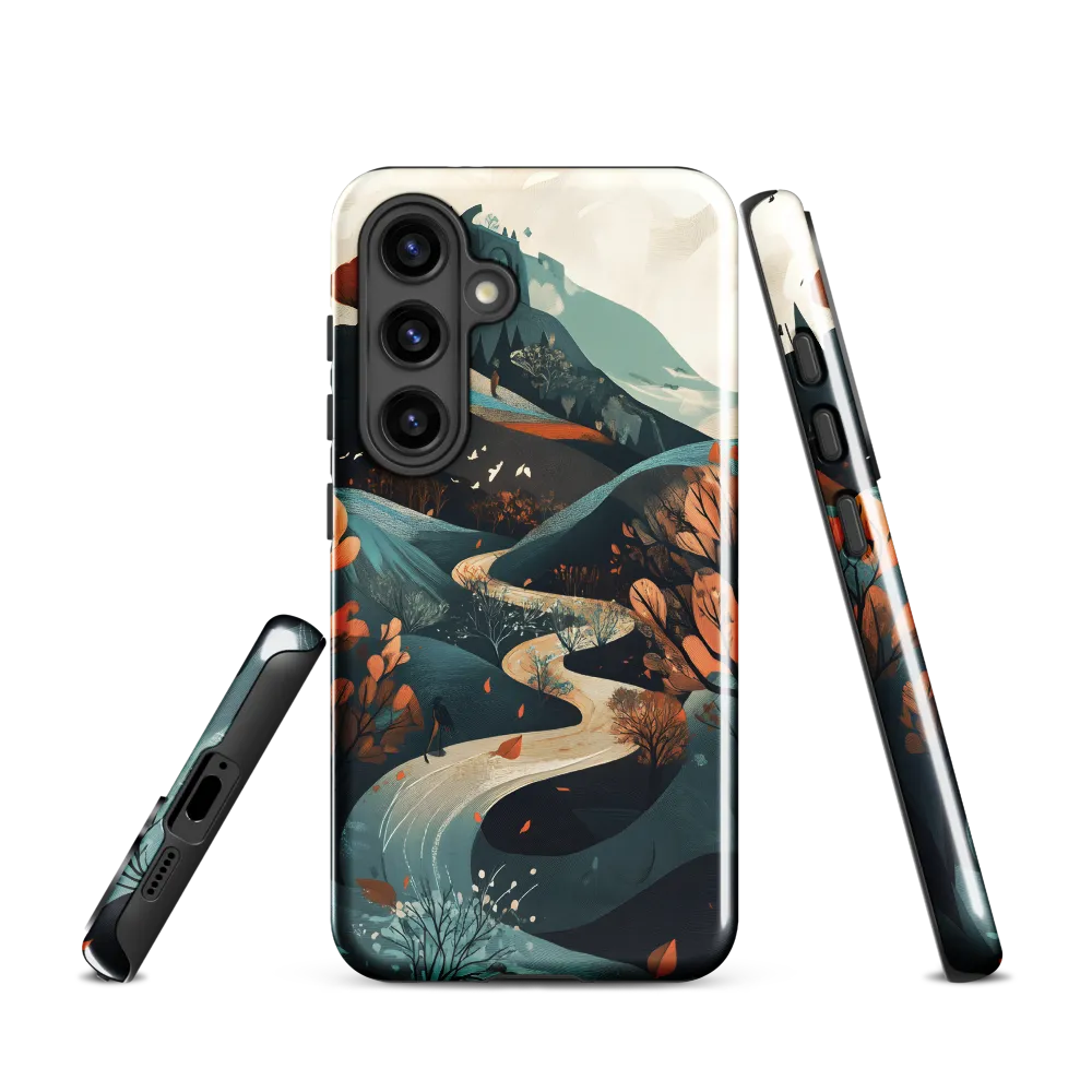 Whispers of Autumn: A Serene Journey | Phone Case |  S24 | Tough Case | Glossy