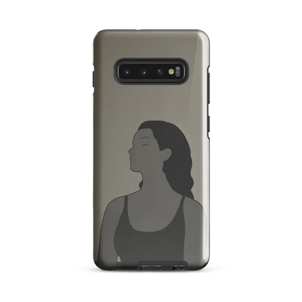 Serenity in Monochrome | Phone Case |  S10 Plus | Tough Case | Glossy