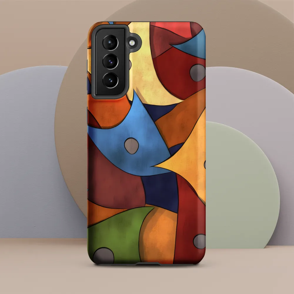 Vibrant Interplay of Shapes
