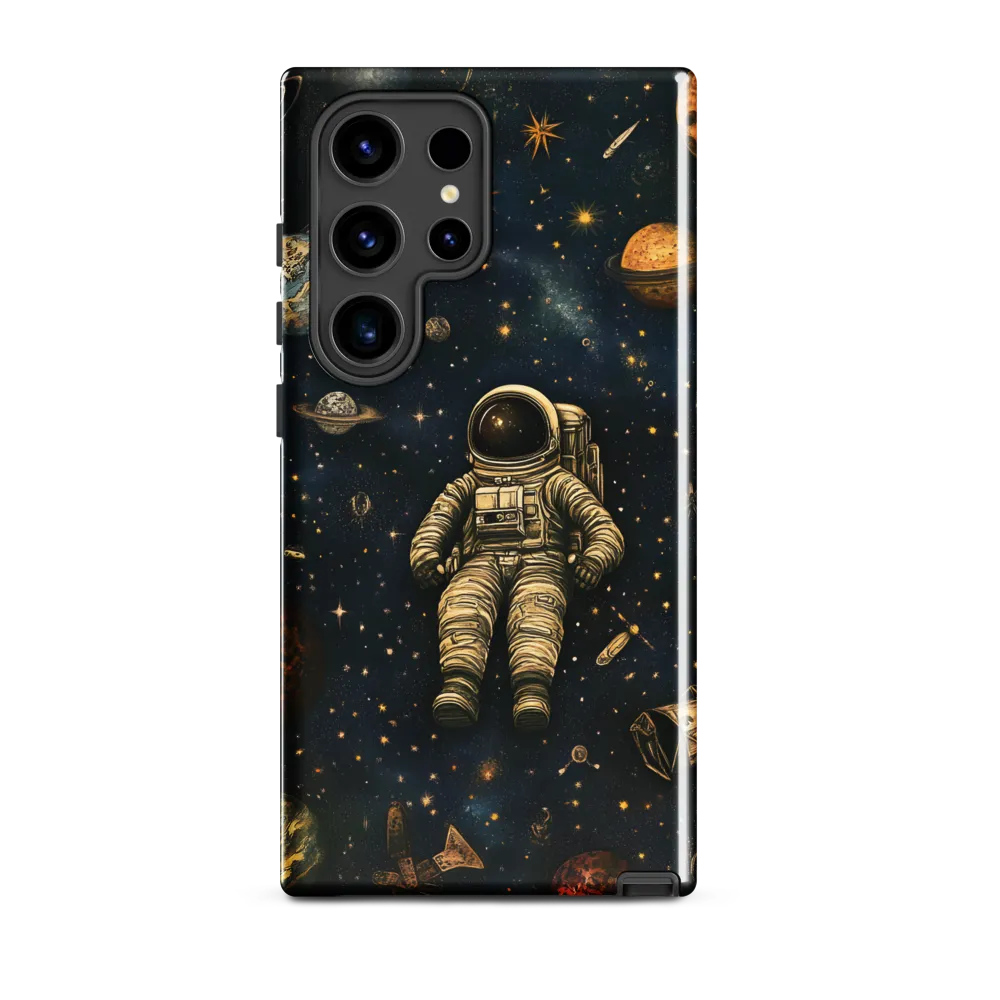 Cosmic Voyage: An Astronaut's Solitude