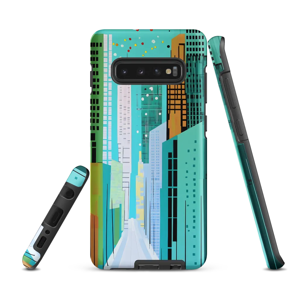 Urban Symphony in Turquoise