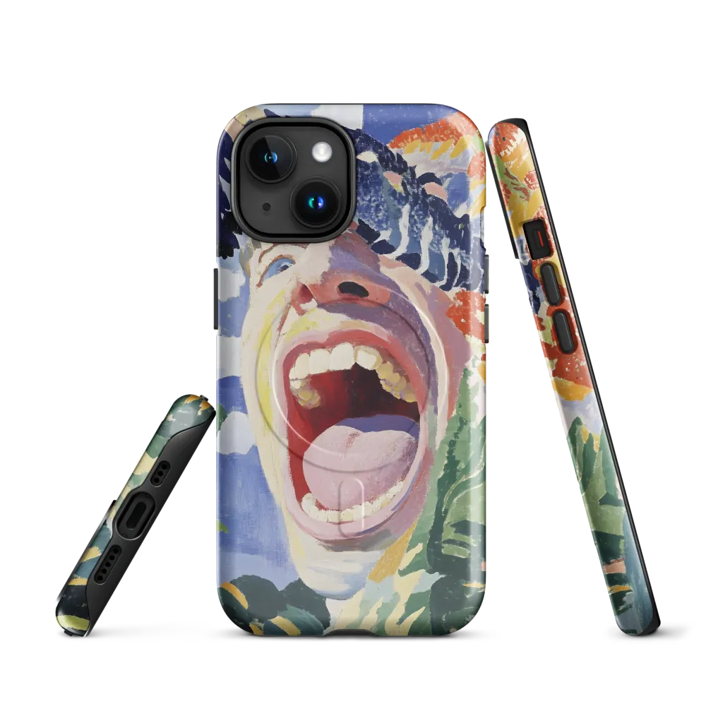 The Echo of Anguish | Phone Case |  15 | MagSafe® Tough Case | Glossy