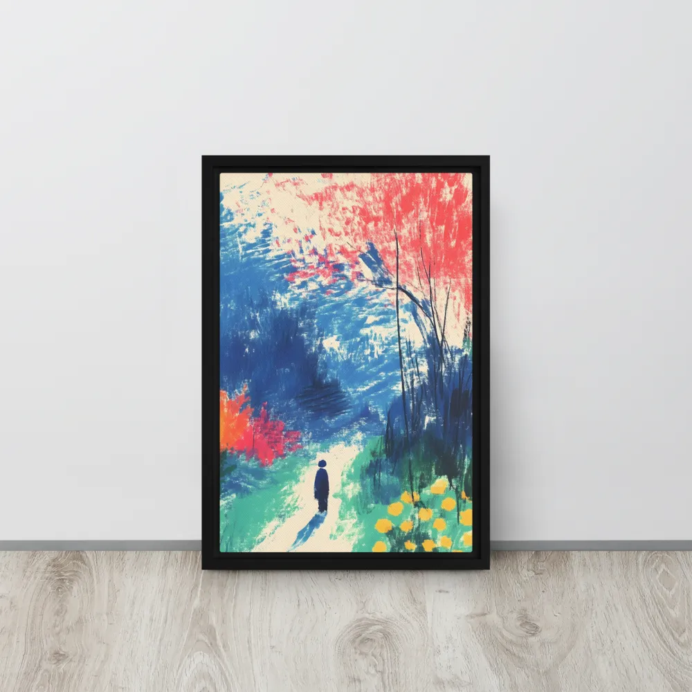 Whispers of Tranquility | Canvas with Black Frame | 12″×18″