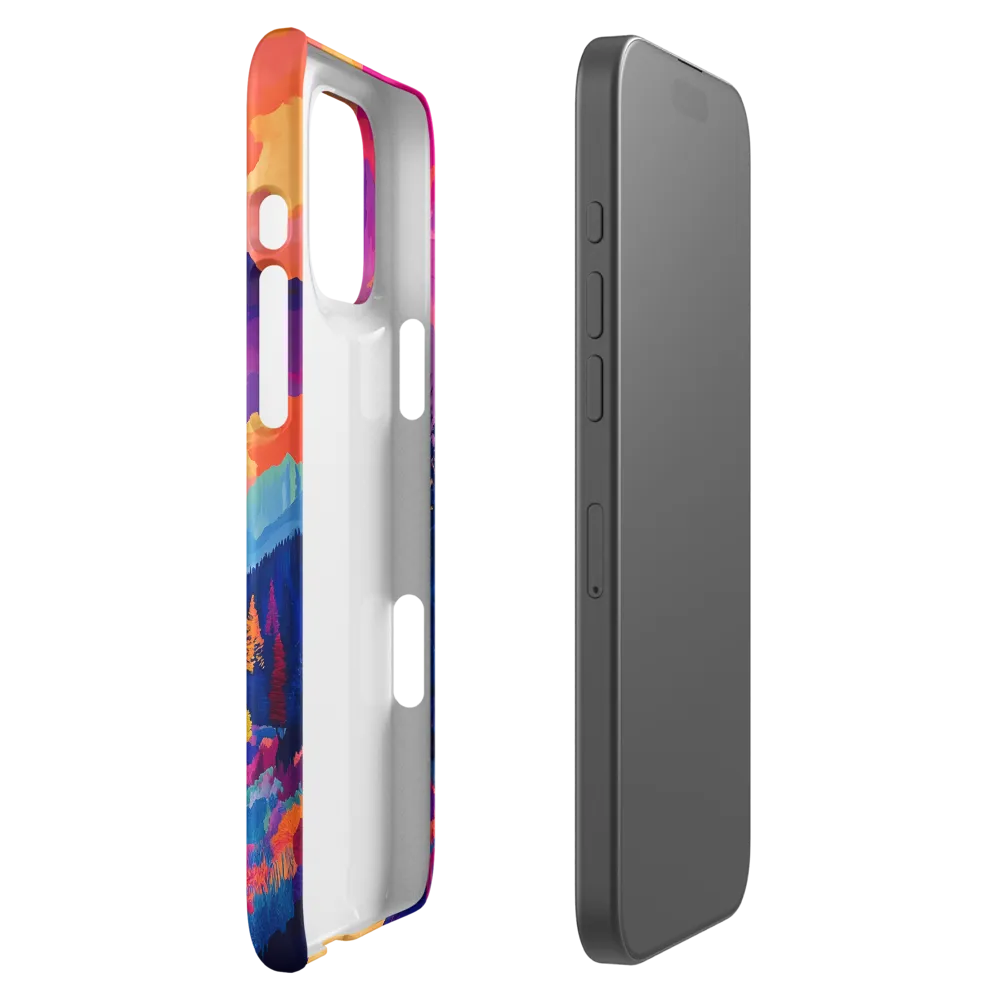 Radiant Serenity: A Surreal Landscape | Phone Case |  16 Pro Max | Snap Case | Matte