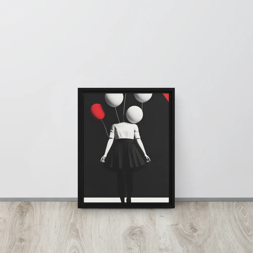 Suspended in Mystery | Canvas with Black Frame | 11″×14″