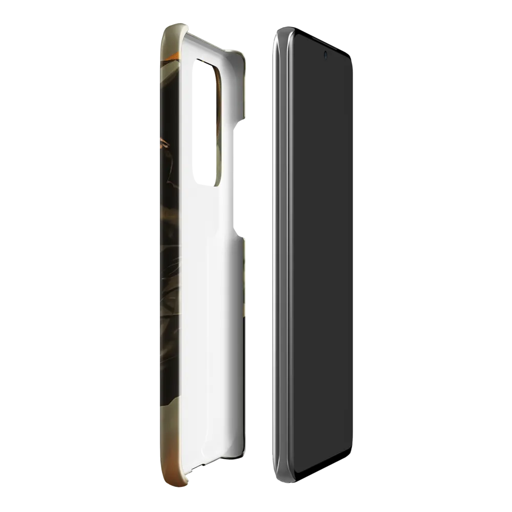 Ethereal Explorer: The Enigmatic Astronaut | Phone Case |  S20 Ultra | Snap Case | Glossy