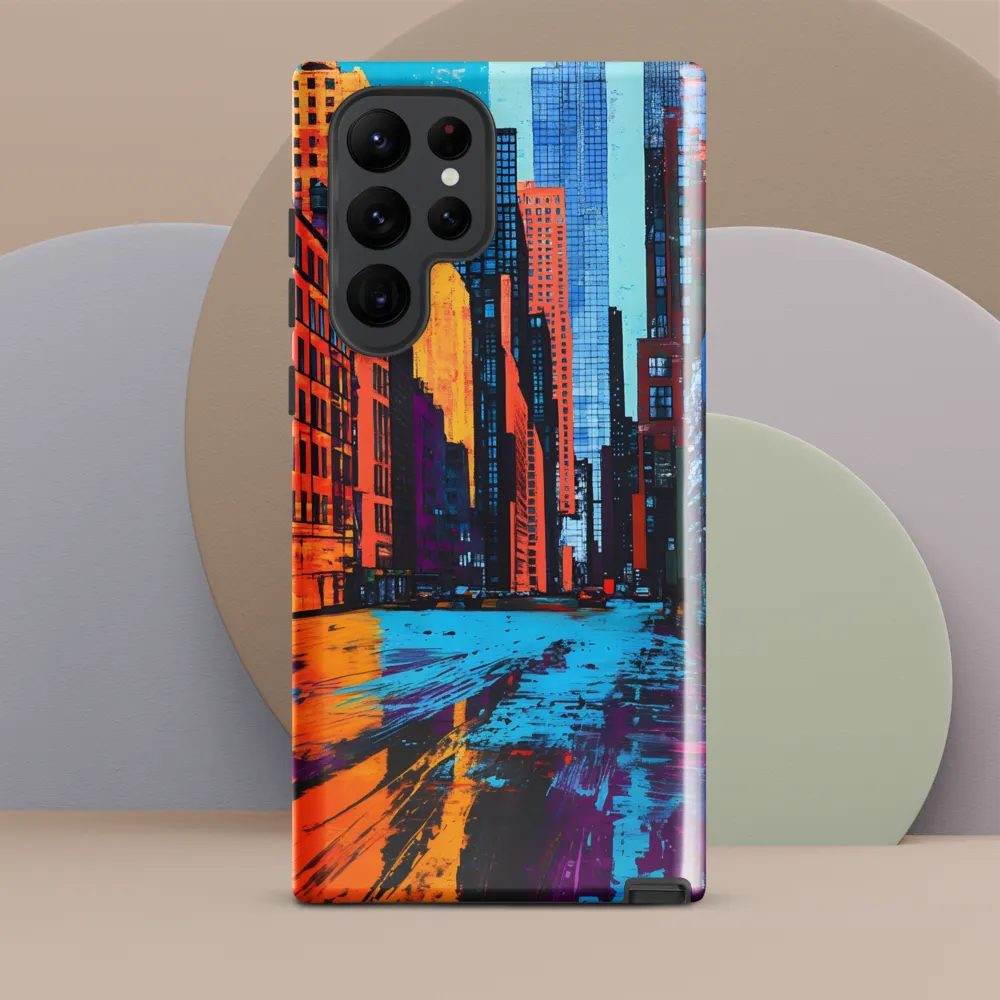 Vibrant Urban Horizons | Phone Case |  S22 Ultra | Tough Case | Glossy