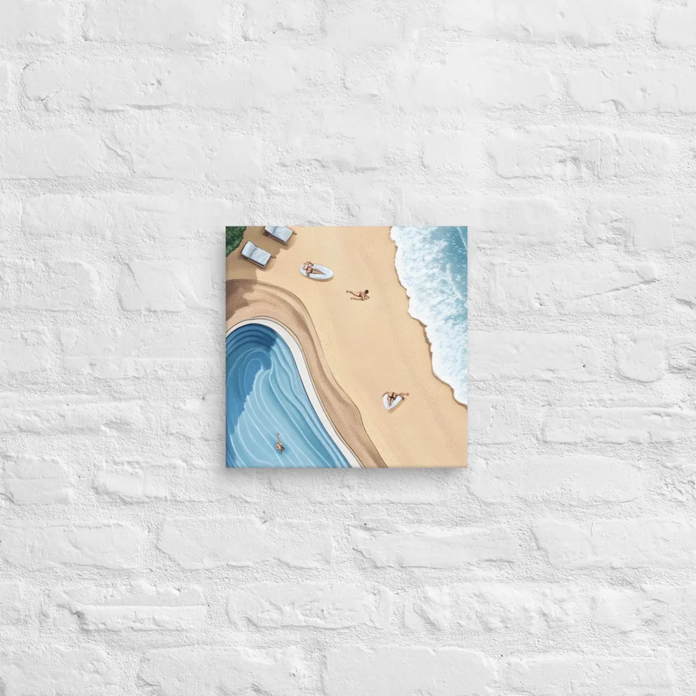 Serenity by the Shore | Canvas | 12″×12″