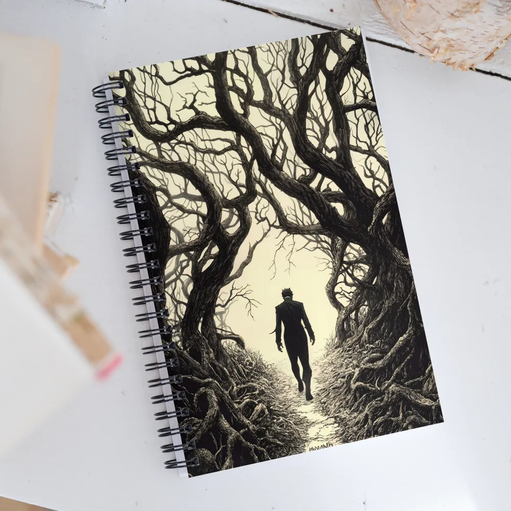 Through the Twisted Path | Spiral Notebook